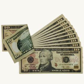 Buy Prop Dollars ($10) Banknotes the most realistic prop money