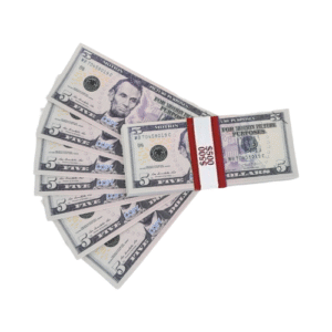 $5 USD Prop Money For Sale