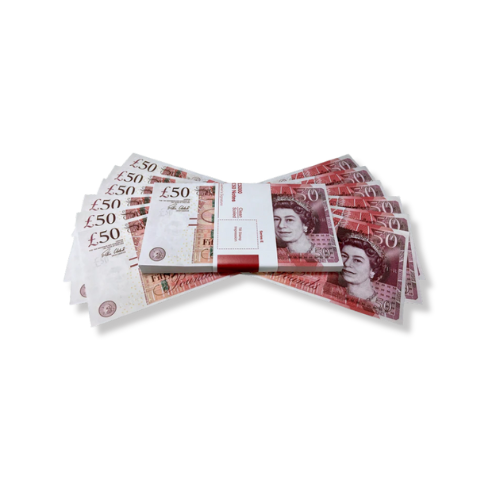 £50 Pound Prop Money Banknotes